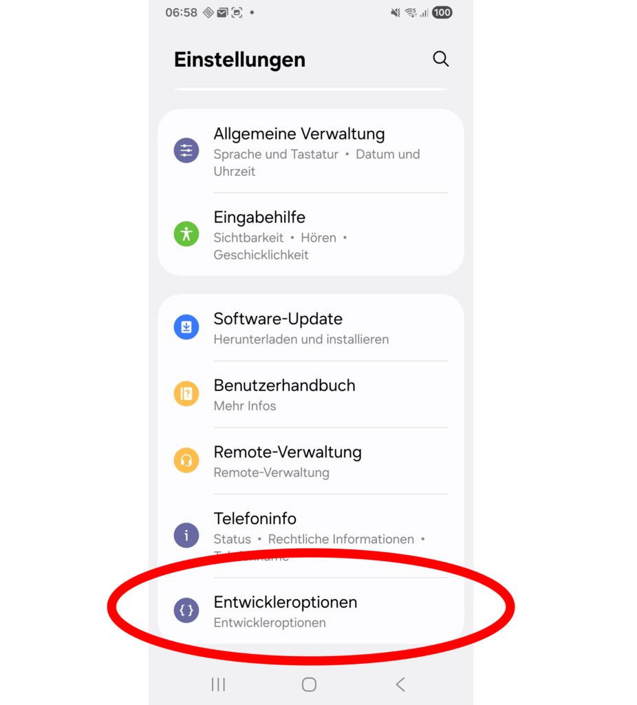 Nur zum Aufladen verbunden